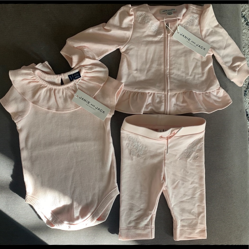 Janie and Jack matching pant set